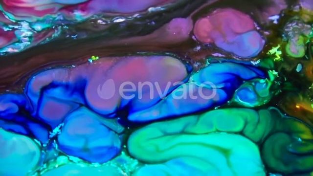 Color Explosion Abstract Art Painting | Stock Footage - Envato Elements