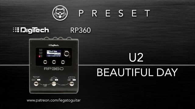 U2 - Beautiful Day (Digitech RP360) смотреть онлайн