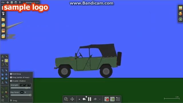 Обзор Краш-Теста UAZ в Algodoo смотреть онлайн