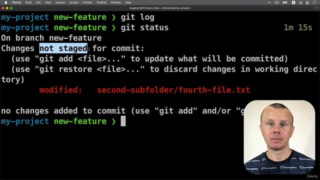 46 Создание коммита в редакторе кода смотреть онлайн