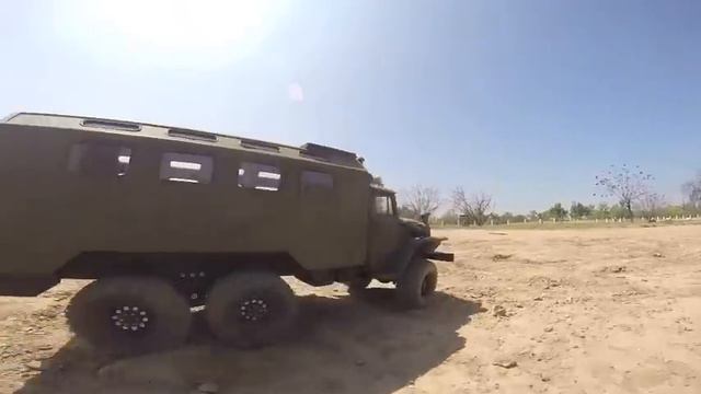 RC Ural 375d Rc4Wd Park Balboa Урал грузовик 1:10 РУ Модель смотреть онлайн