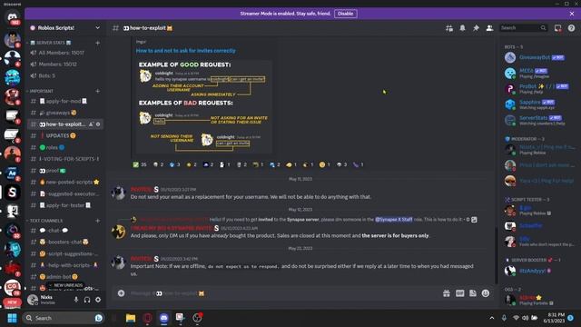 How To Join The Offical Synapse X Discord Server (UPDATED) *2023* смотреть онлайн