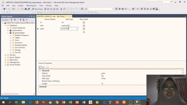 Pembuatan Database Perpustakaan menggunakan Microsoft SQL Server Management Studio 18 смотреть онлайн