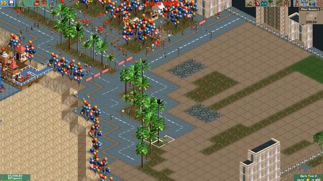 Roller Coaster Tycoon 2 #8: Beginner Park Scenario South America Rio Carnival смотреть онлайн