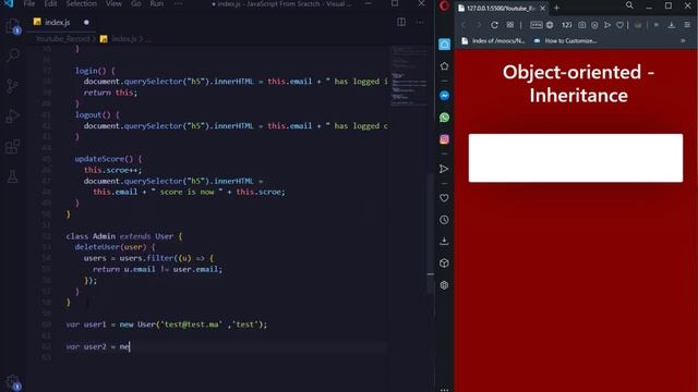 Object-oriented #JavaScript DARIJA - Inheritance #6 смотреть онлайн
