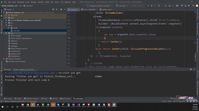 Flutter Tutorial - Build Cart with Firebase #1 смотреть онлайн