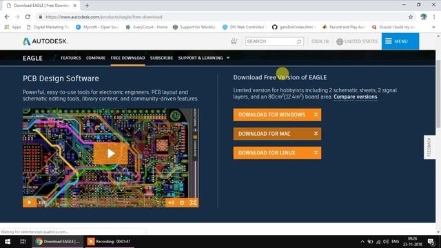 How To install Eagle PCB Design Software смотреть онлайн
