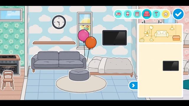 вот прическа и еда тока бока Toca Boca