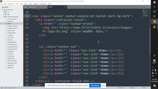 Bootstrap Navbar (19-10-2022) смотреть онлайн