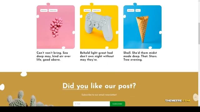 Puzzvel Puzzle Blog WordPress Theme svg woocommerce Takizawa смотреть онлайн