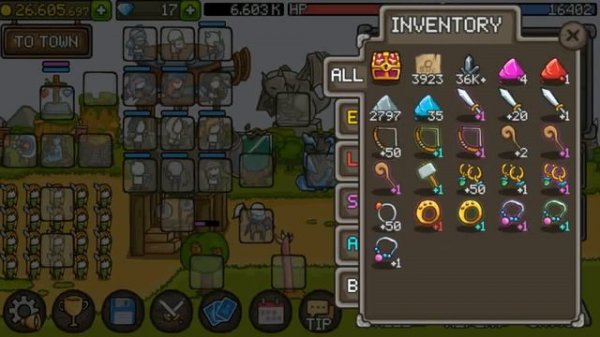 Grow Castle - Прохождение#8 18730 волн за 4 дня. Пытаемся и дальше бежать по 3 волны