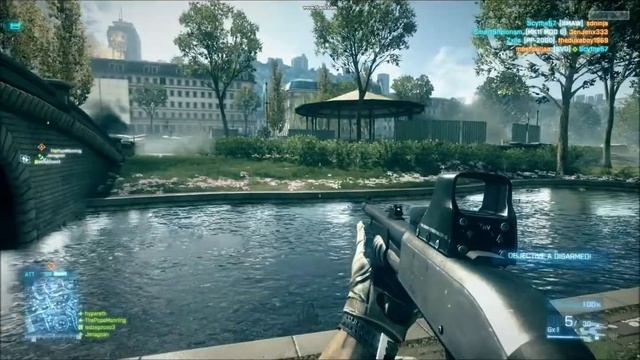 Battlefield 3 Beta Fraps Test Asus Nvidia GTX 590 Max Settings смотреть онлайн
