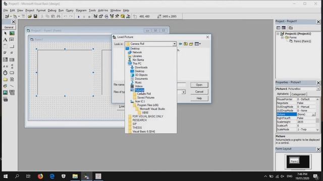 HOW TO INSERT PICTURE IN PICTUREBOX IN VB6.0 смотреть онлайн