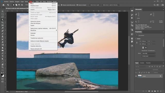 42. Relleno según el contenido (Curso básico de Photoshop CC) смотреть онлайн