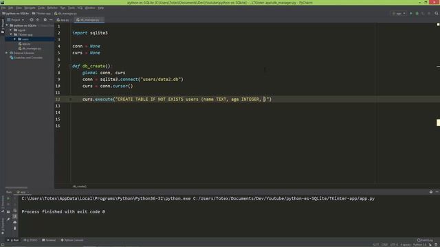 python és SQLite adatbázis programozás 9. rész - Tkinter GUI app #2 смотреть онлайн