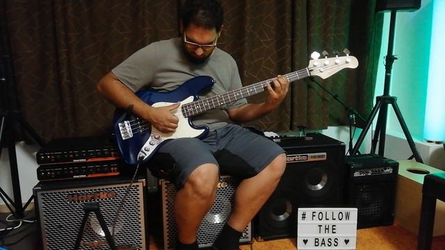 Johnson Jazz Bass/Hartke HD500 смотреть онлайн