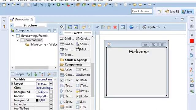 how to use swing in java using eclipse-1 смотреть онлайн