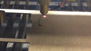 Лазерная резка фанеры после покраски, тест резки крашенной фанеры на лазерном станке