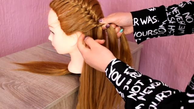 Як заплести два колоска риб'ячий хвіст ??? смотреть онлайн