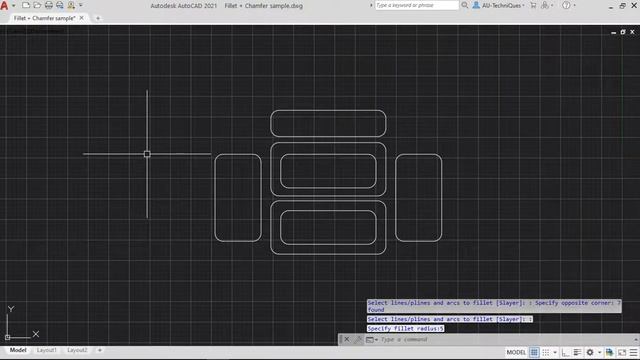 ??? - 09 | Quick「 Fillet / Chamfer 」for Autocad. смотреть онлайн