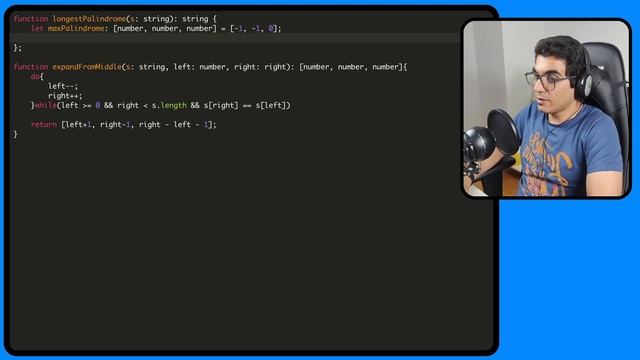 Leetcode 5 - Longest Palindromic Substring (Palindrome/TypeScript) смотреть онлайн