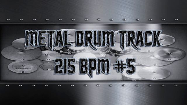 Aggressive Thrash Metal Drum Track 215 BPM | Preset 3.0 (HQ,HD) смотреть онлайн