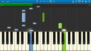Технология - Танцы Вдвоем (Странные танцы) (на пианино Synthesia)