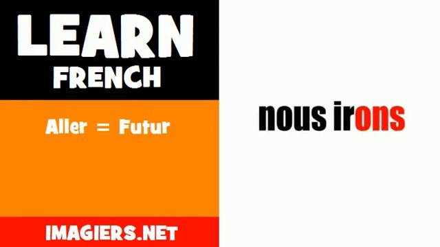 Learn French = Aller = Futur смотреть онлайн