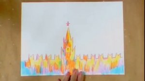 Мастер - класс «Нетрадиционная техника рисования» «Салют Победы»