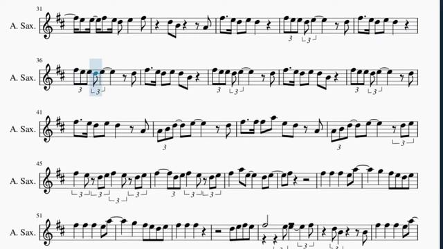 Alto Sax Sheet Music: How to play Die For You by The Weeknd смотреть онлайн