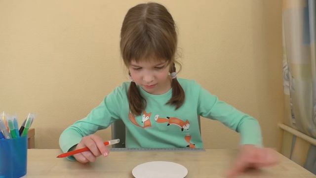 Как нарисовать круг при помощи спиннера? Детские поделки своими руками из подручного материала. смотреть онлайн