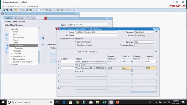 Oracle Mass Allocation Process смотреть онлайн