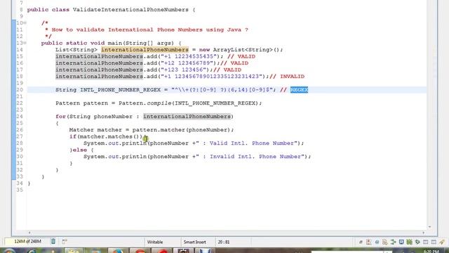 HOW TO VALIDATE INTERNATIONAL PHONE NUMBERS USING JAVA смотреть онлайн