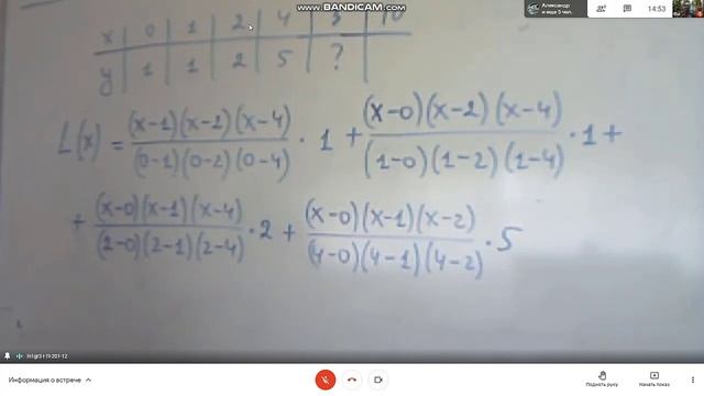 Математика. Апроксимация и Интерполляция 3 смотреть онлайн