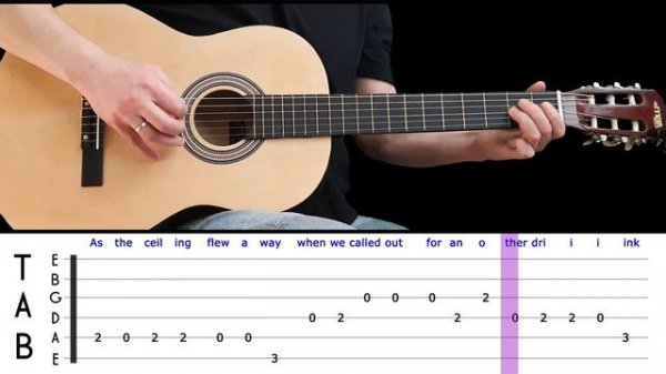 A WHITER SHADE OF PALE | Easy guitar melody lesson for beginners (with tabs) - Procol Harum