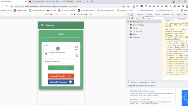 MONTHLY EXPENSES website Developed using Angular and Firebase смотреть онлайн