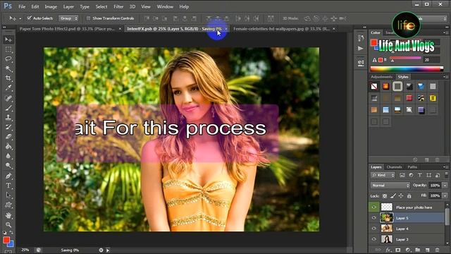 Torn Paper Photo Effect | Basic Photo Editing | Photoshop Tutorial | Easy Learn Graphics Design смотреть онлайн
