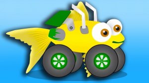 ВИДЕО ПРО МАШИНКИ - Сборник. Машинки из разных ПРЕДМЕТОВ. Пожарная машина на ШАРИКЕ