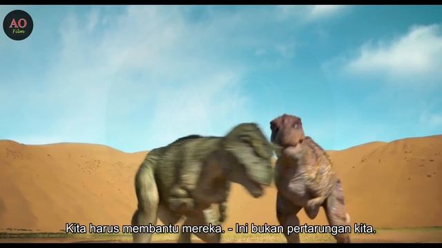 KETIKA TARBOSAURUS MELAWAN IGUANA RAKSASA | ALUR CERITA FILM DINO KING JOURNEY TO FIRE MOUNTAIN смотреть онлайн