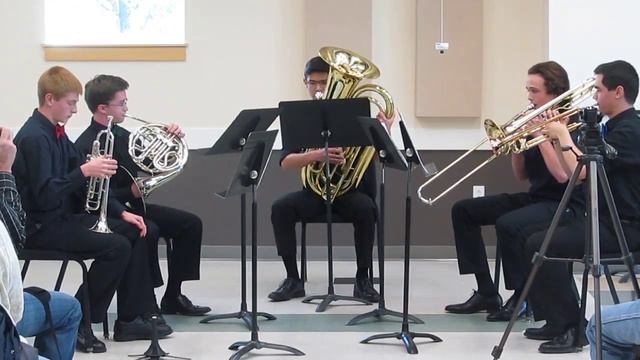 Ingraham Brass Quintet - Canzona Bergamasca смотреть онлайн