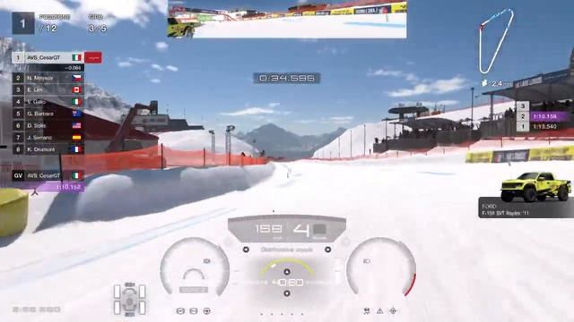Gran Turismo 7 | Pickup Track Race | Lake Louise Tri-Oval Reverse | Toyota Tundra TRD Pro '19 смотреть онлайн