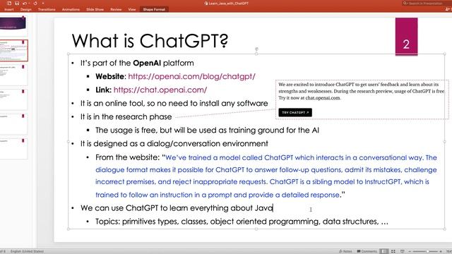 Learn Java with ChatGPT -- Part 1: Introduction to ChatGPT смотреть онлайн