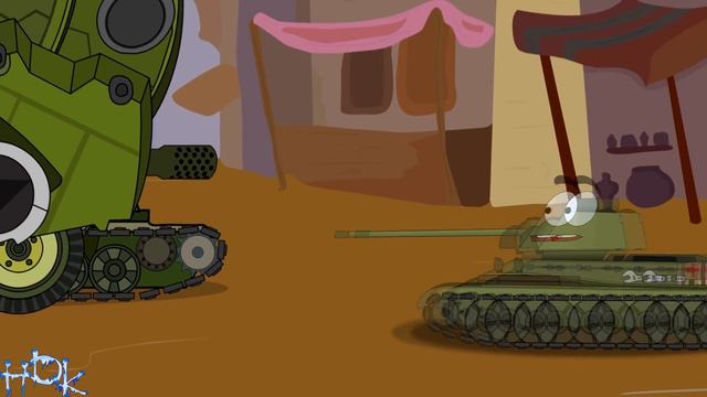 КВ-44 и друг из будущего.Мультики про танки. смотреть онлайн