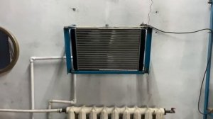 Отопление гаража. Водяной тепловентилятор своими руками!