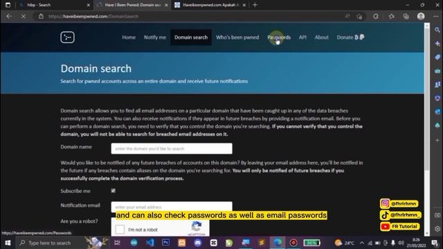 Website Untuk Memeriksa Dan Mencegah Peretasan Data Pada Email, Password, Dan Domain Website смотреть онлайн