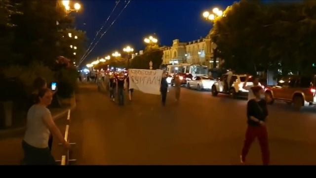 МАЙДАН В ХАБАРОВСКЕ! Вставай Страна Огромная! Вставай На Смертный Бой! смотреть онлайн