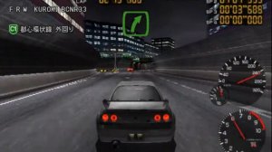 Wangan Midnight (PS2) - The Underrated Skyline - BCNR33 (FLAT Racing)