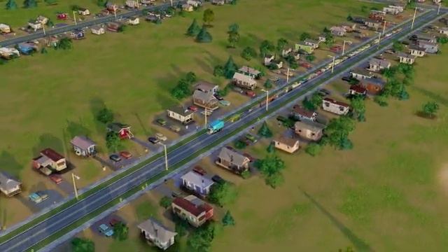 Simcity 5 - Garbage truck road block смотреть онлайн