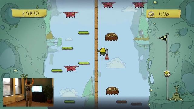 Doodle Jump for Kinect Gameplay Trailer (HD) смотреть онлайн