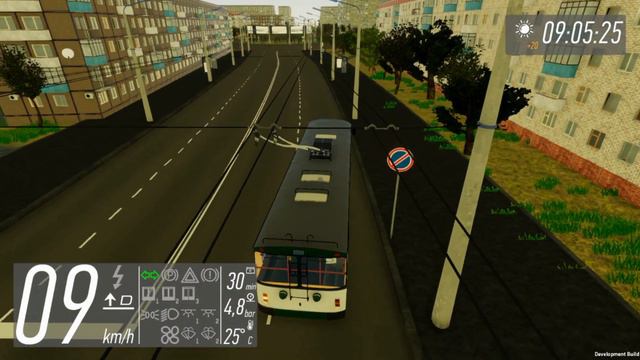City Trolleybus Simulator Gameplay Video [pre-alpha V0.2]